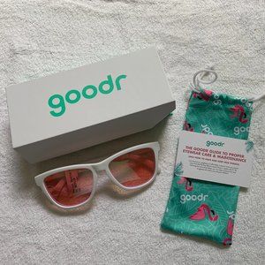 goodr flamingo eye sunglasses - new with tags